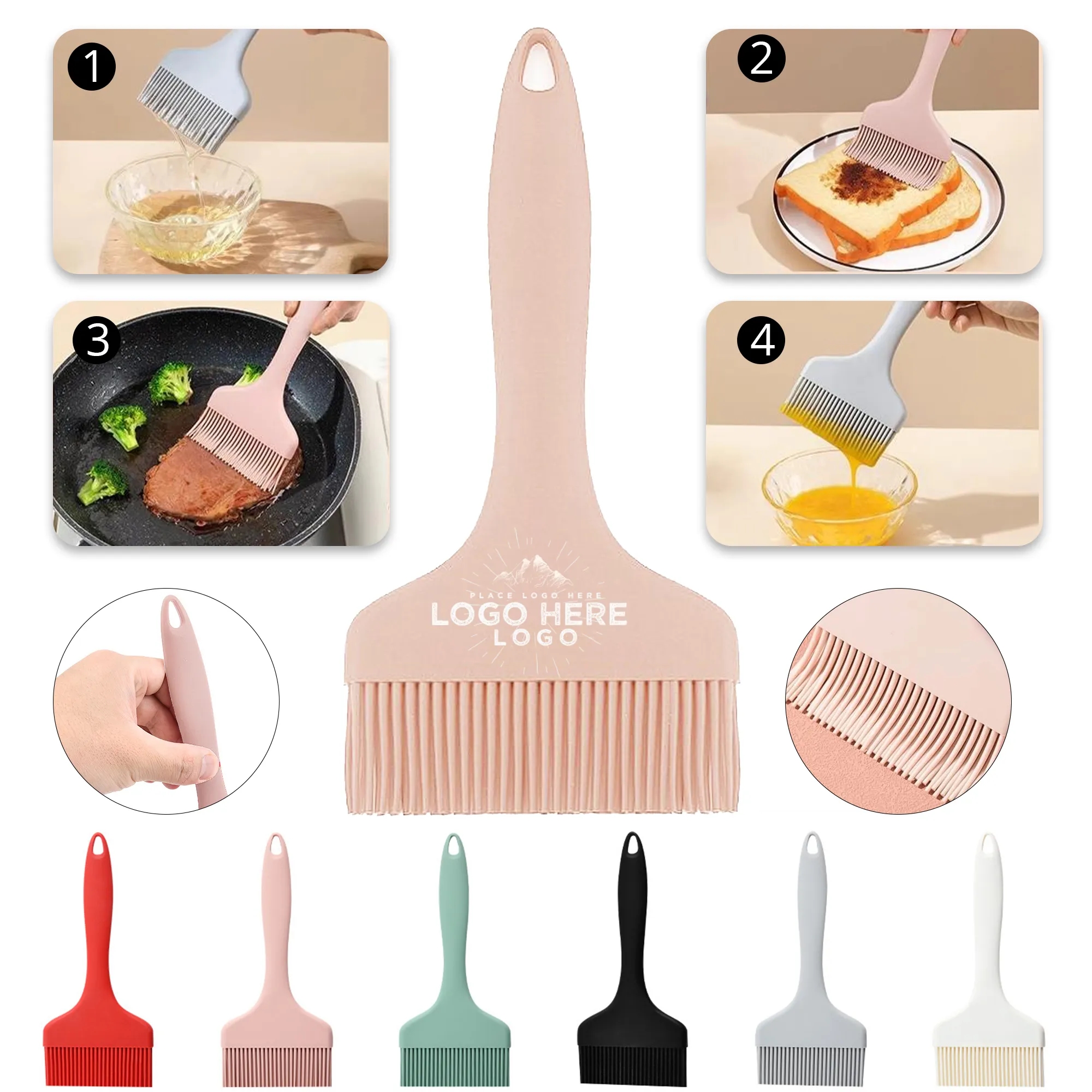Large Silicone Pastry Basting Brush 2