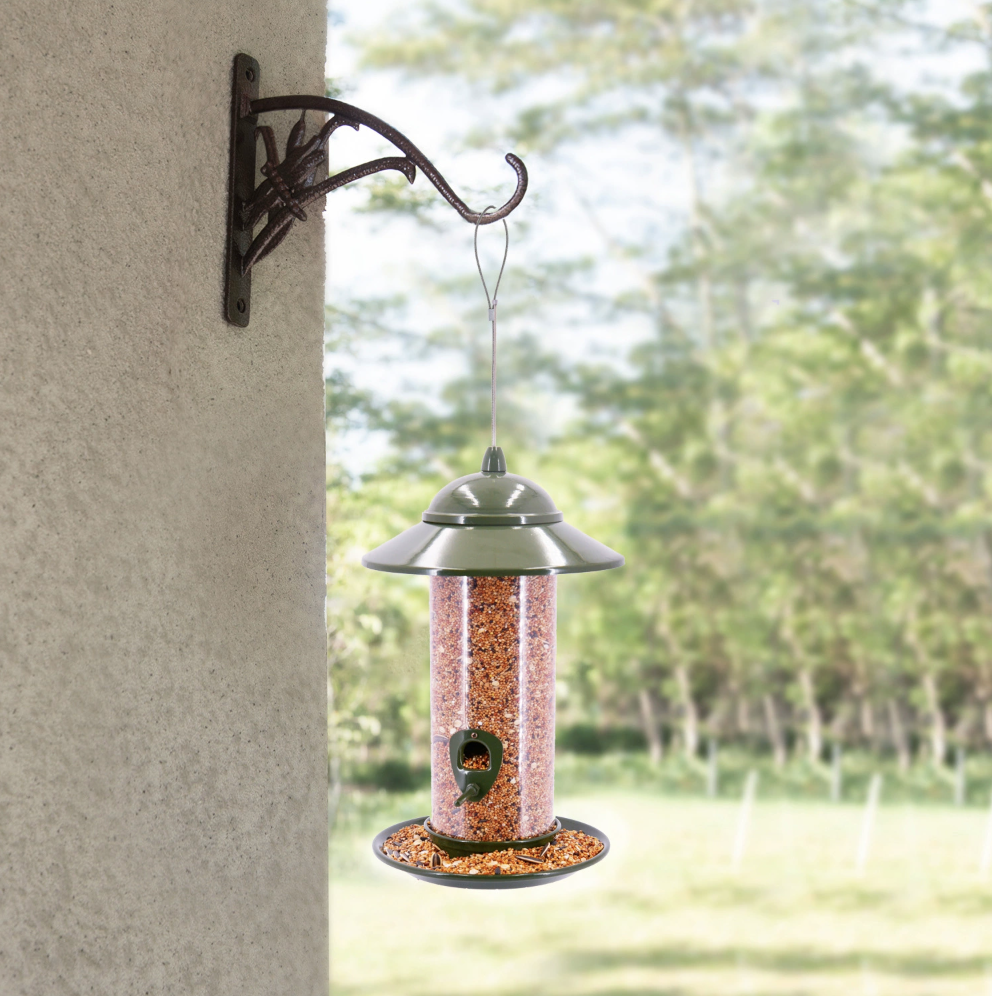 Metal Bird Feeders for Outdoors Hanging 7
