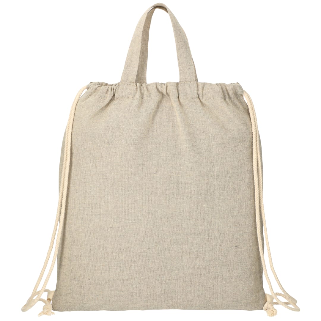 Recycled 5oz Cotton Drawstring Bag 3
