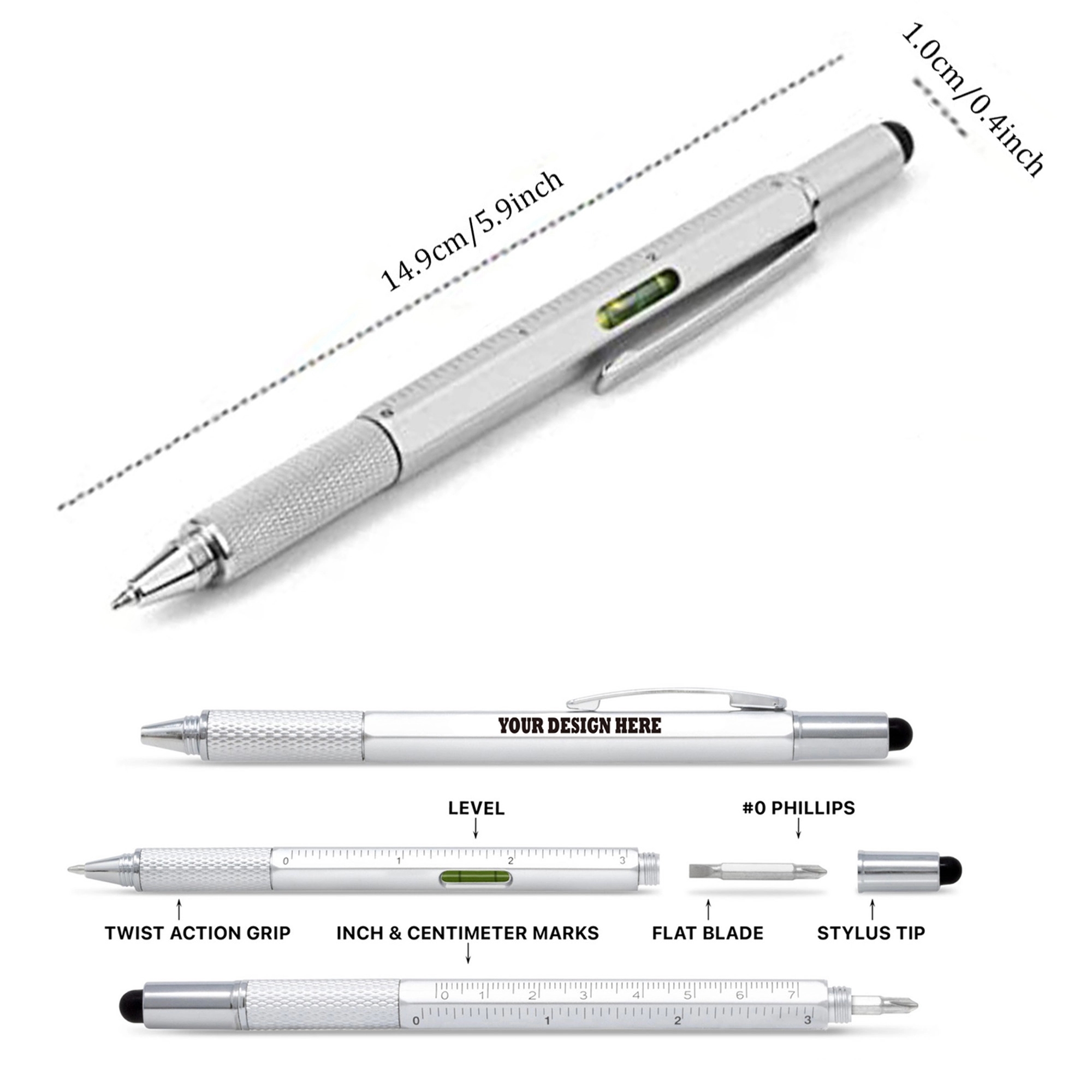 6-In-1 Metal Stylus Tool Pen 1