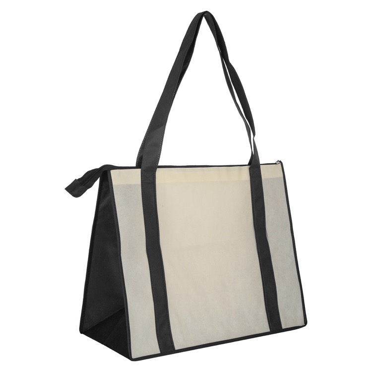 Non Woven Large Zipped Shopping Bag 1