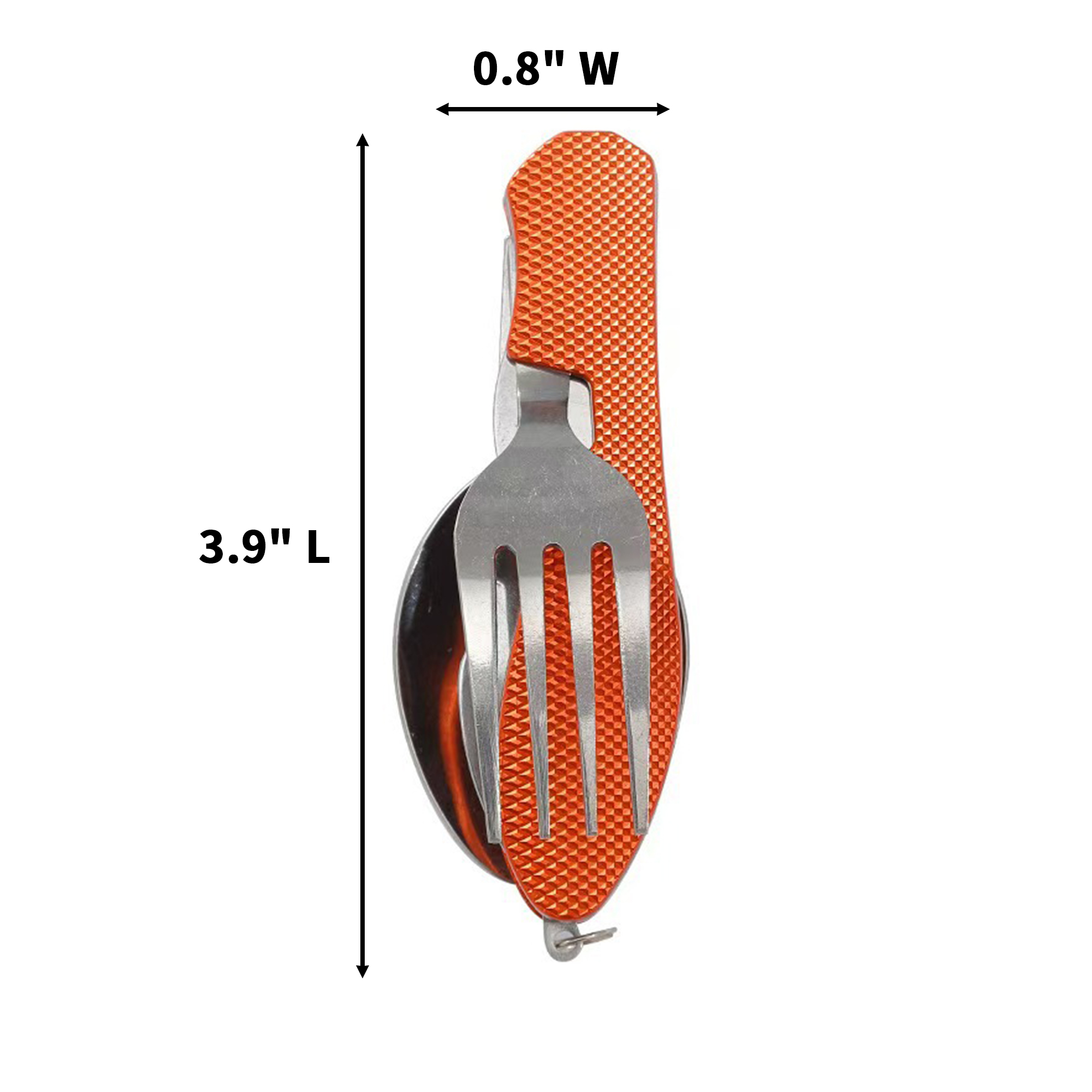 Stainless Steel Folding Outdoor Cutlery With Opener 8