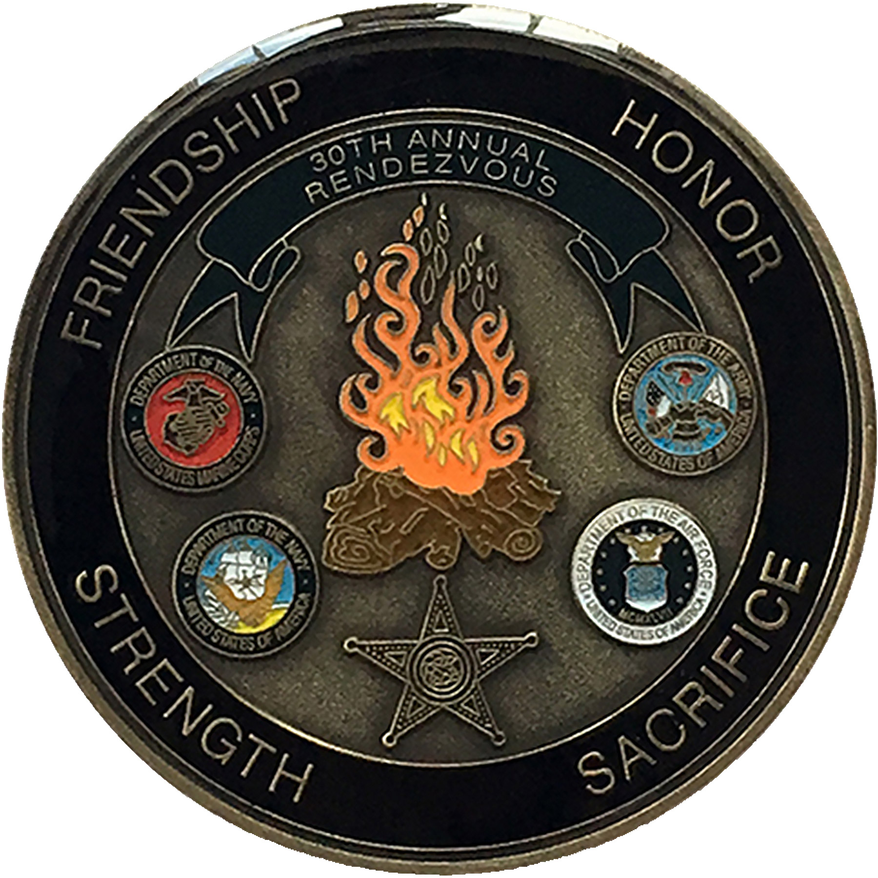 Zinc Die Cast Coins: 1-3/4" DIA x 3/25" D