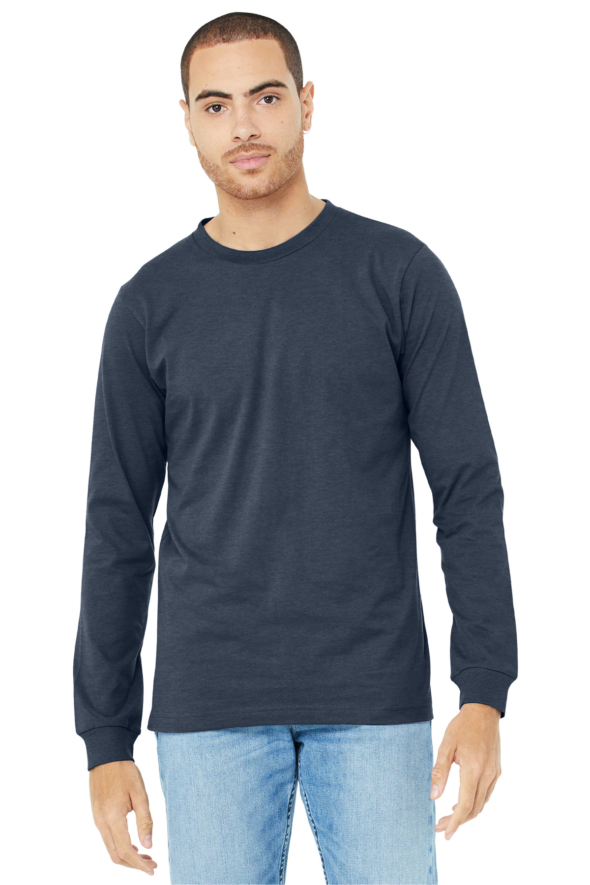 BELLA+CANVAS Unisex Heather CVC Long Sleeve Tee BC3501CVC 154