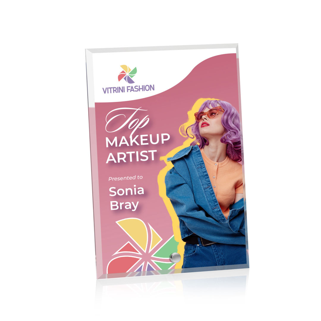 Polaris Rectangle (V) VividPrint™ Award - Silver 12