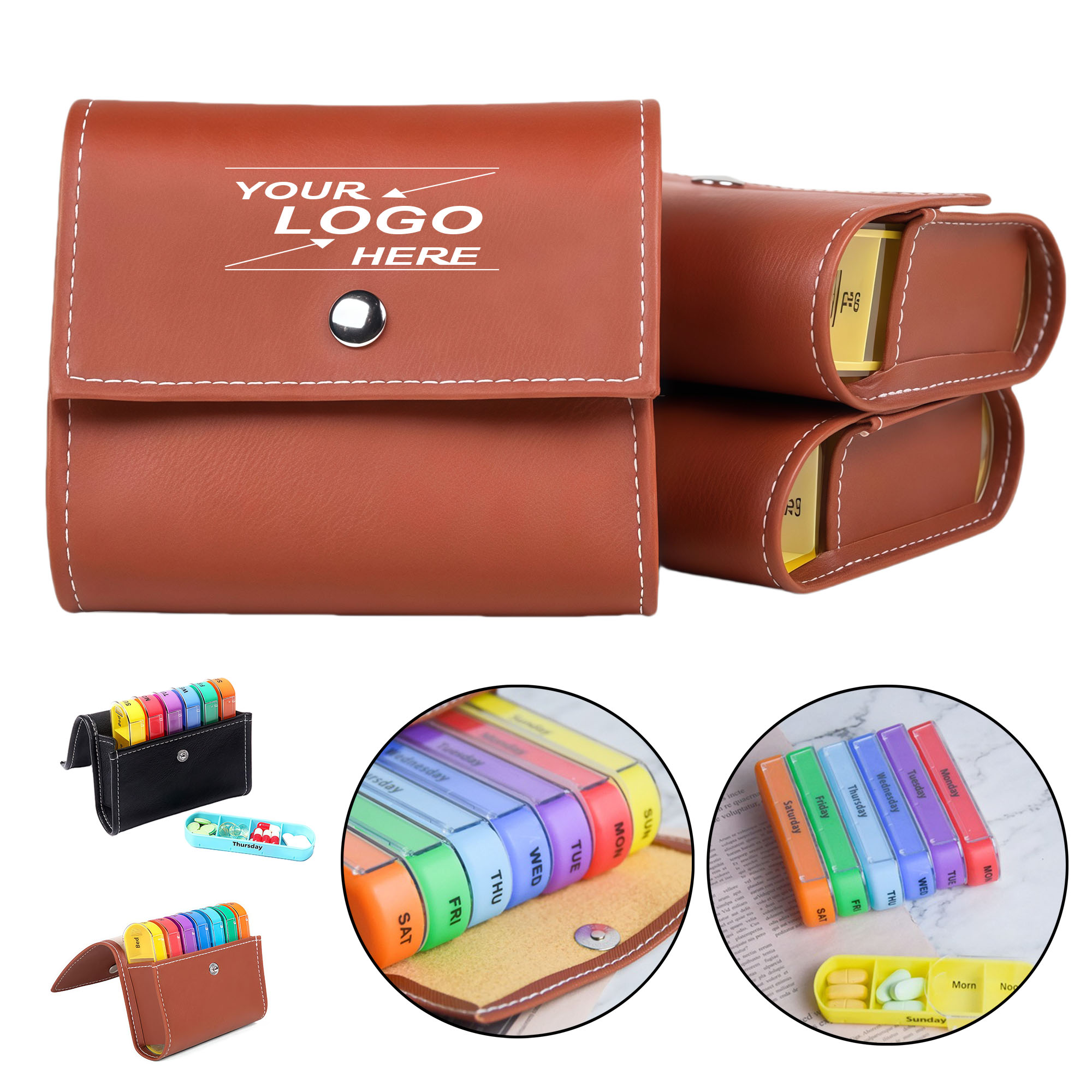 28 Compartments Weekly Pill Organizer 4
