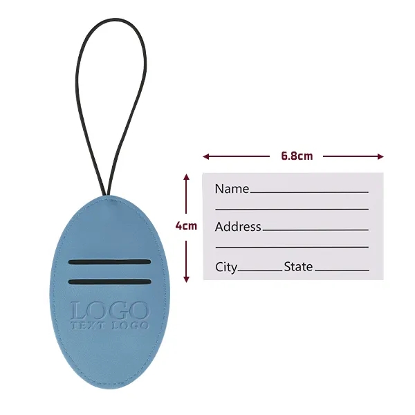 Vegan Leather Luggage Tags 15