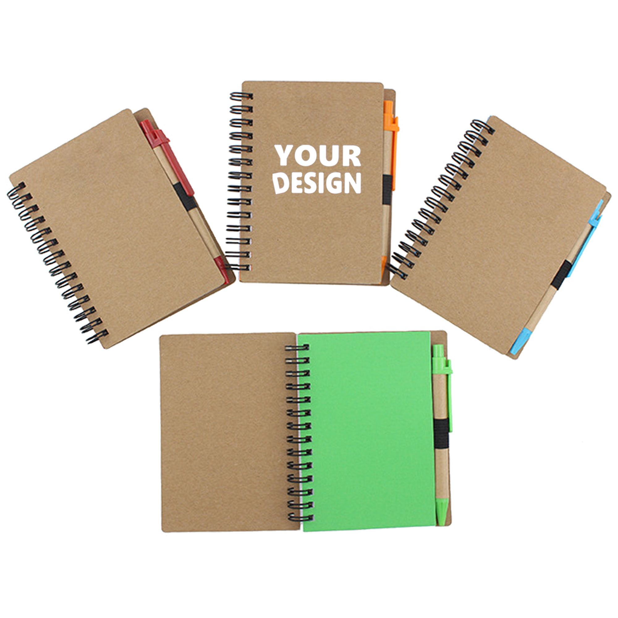 Spiral Notebook With Pen 1