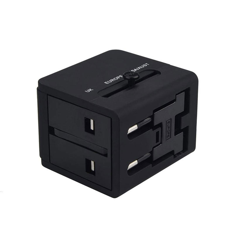 Universal International Travel AC Adapter W/USB Port 8