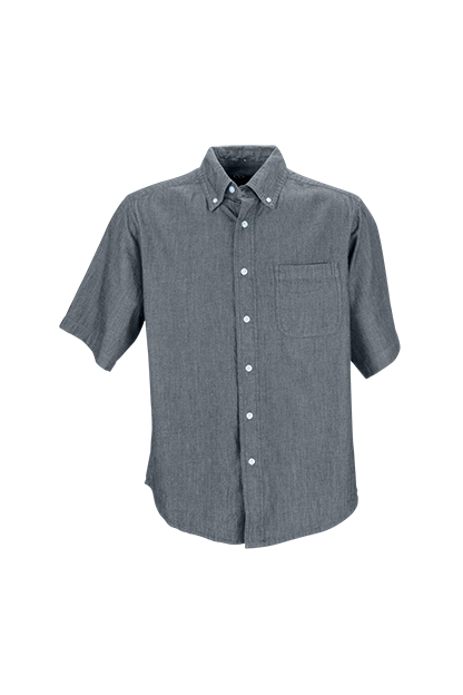 Men's Short-Sleeve Hudson Denim Shirt 8