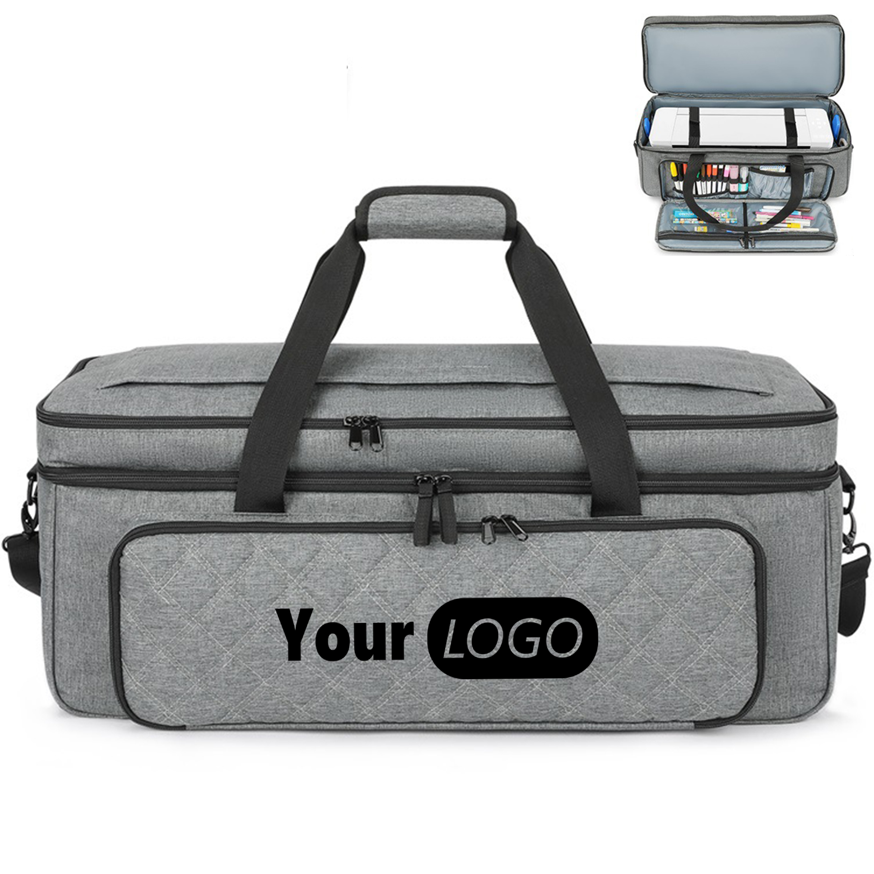 Multifunctional portable printer storage bag 5