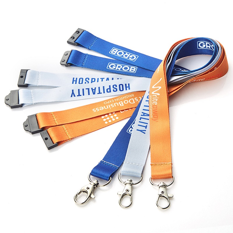 1" W Polyester Lanyard W/ Safety Breakaway 1