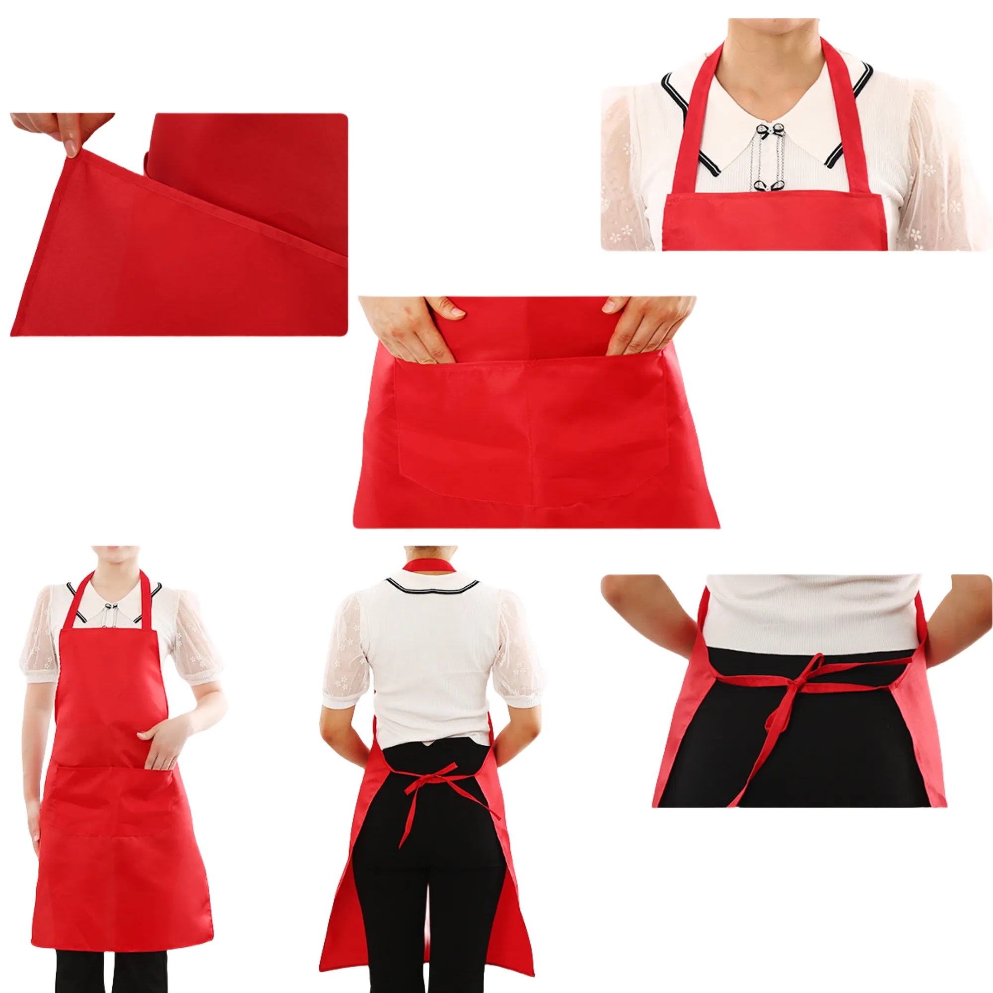 Promotional Customized Neck Strap Apron 3