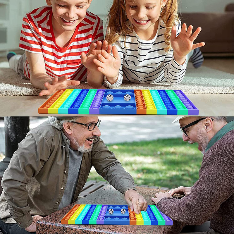 Big Two-Player Push Bubble Pop Chess Board Games 11