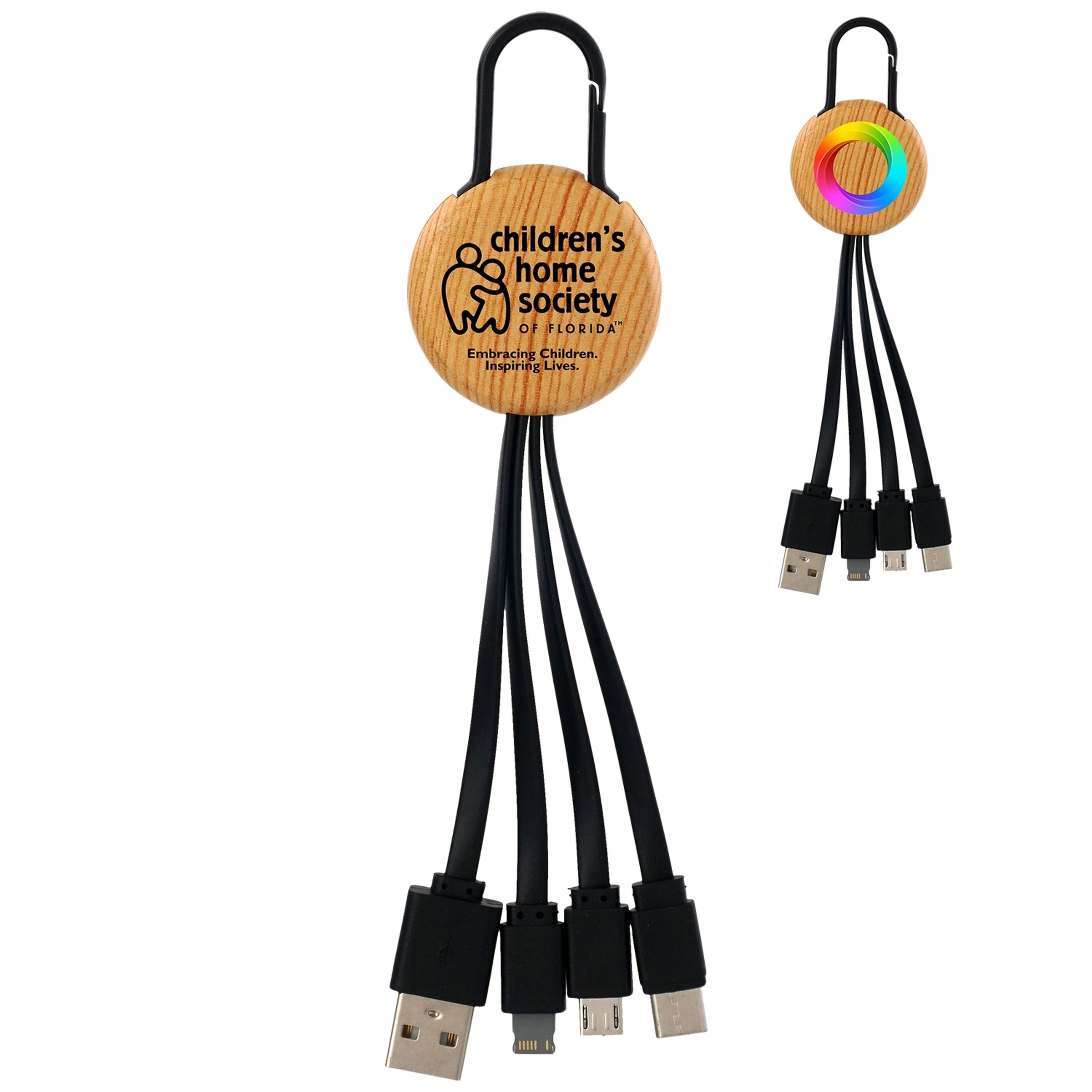 BAMBOO CLIP 3-IN-1 CHARGING CABLE