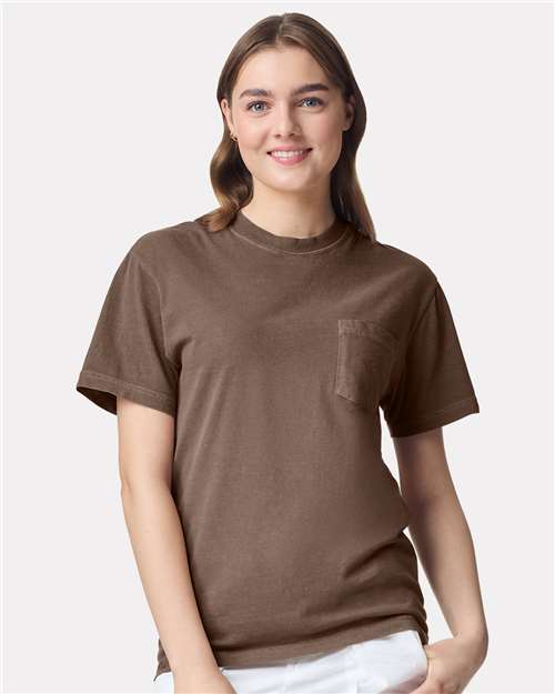 Unisex Garment-Dyed Heavyweight Pocket T-Shirt - 6030 194