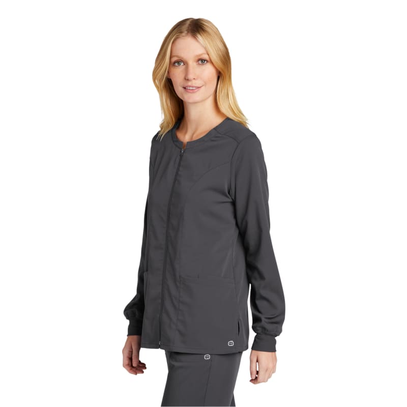 WonderWink Women's Premiere Flex Full-Zip Scrub Jacket 34