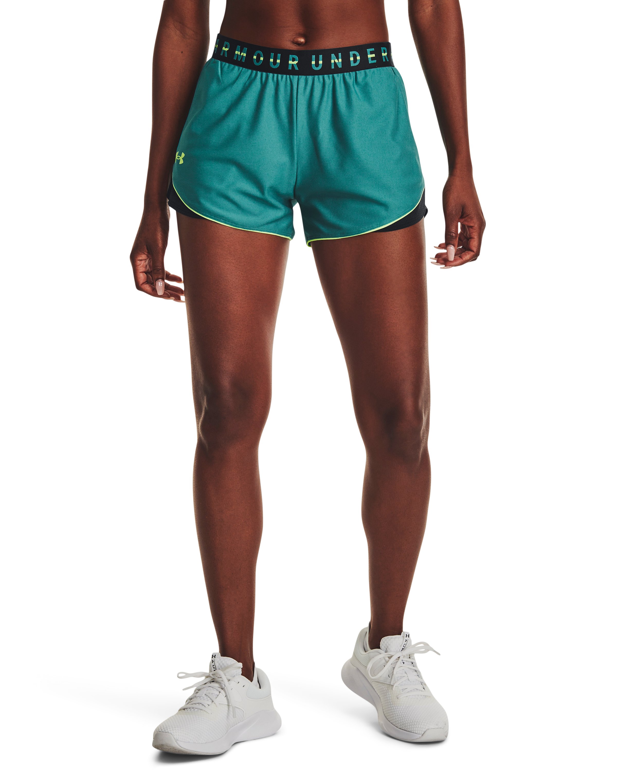 UA Play Up Colorblock Women's Shorts 5