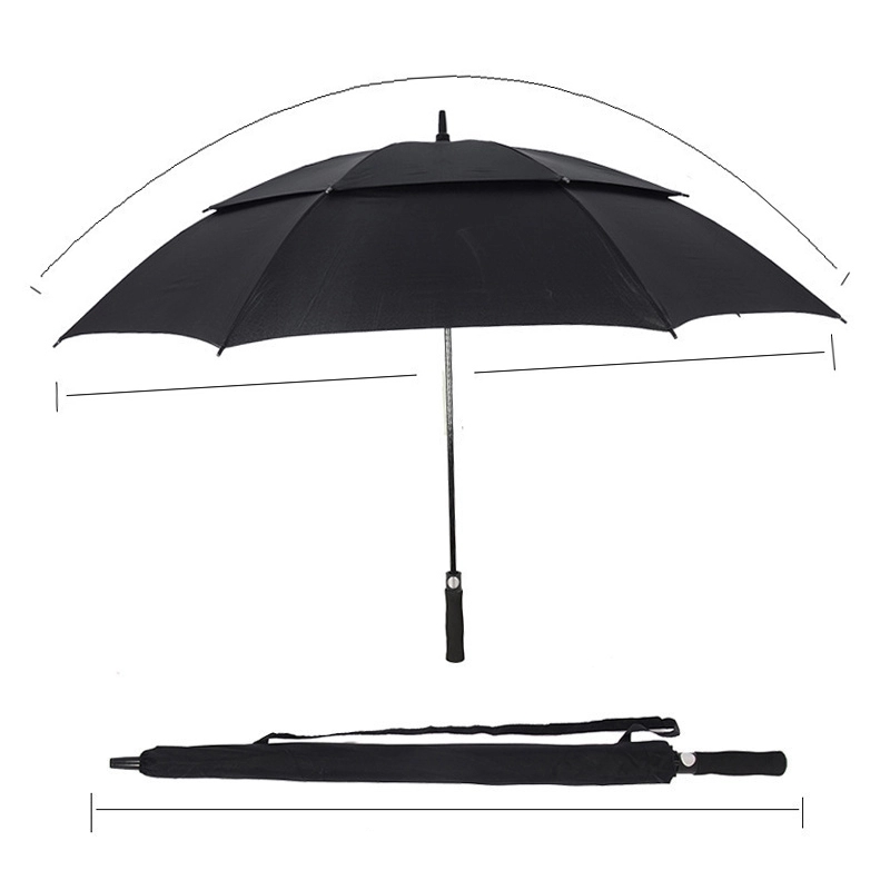 62 Inch Large Windproof Automatic Open Golf Umbrella 5