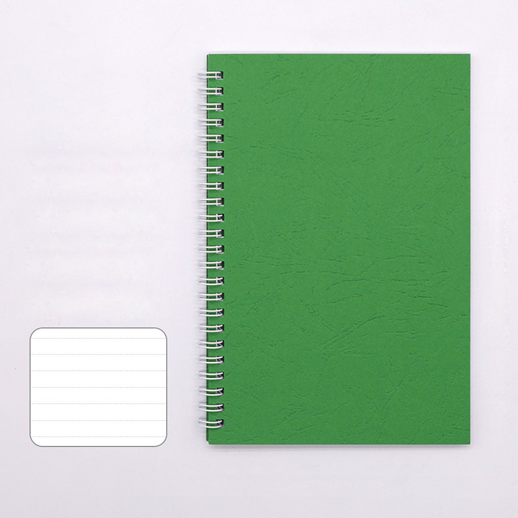 A5 Vintage Kraft Paper Coil Notebook Note Pad Notepad 3