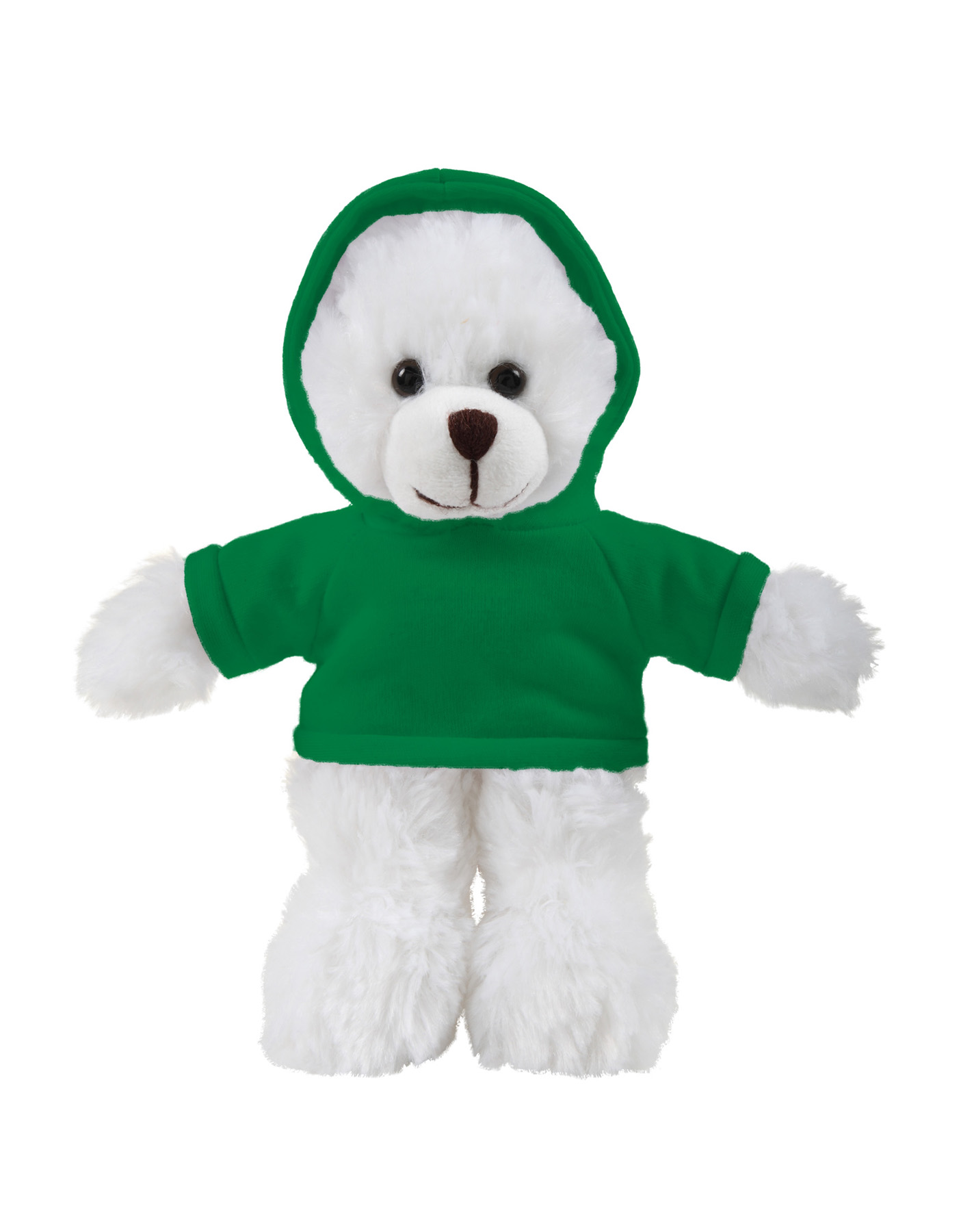 soft plush White Bear with hoodie 24