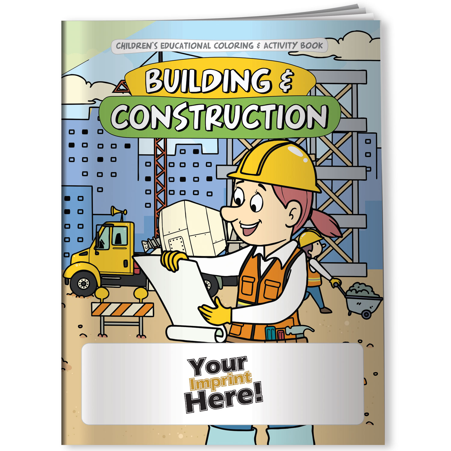 Combo Pack - CB1041 Coloring Book & 4-Pack of Crayons in a Poly Bag 6