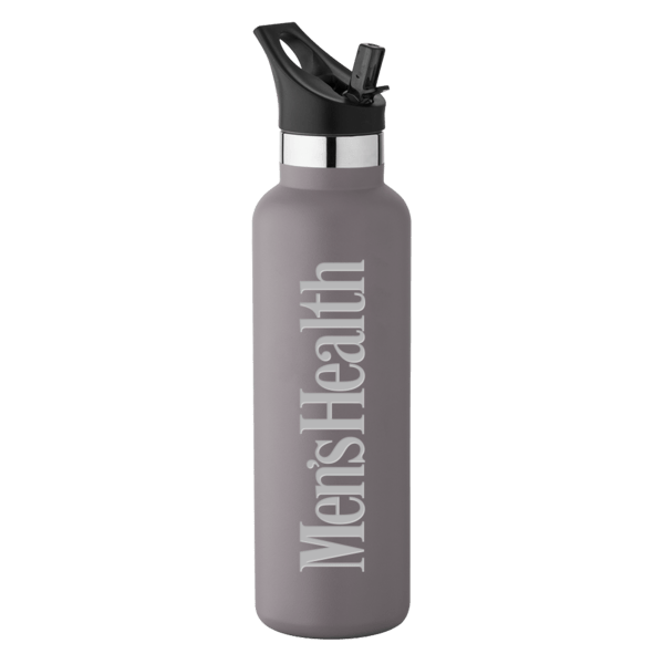 20 oz Basecamp Mesa Tundra Bottle with Screw Top and Flip-Top Straw Lid 269