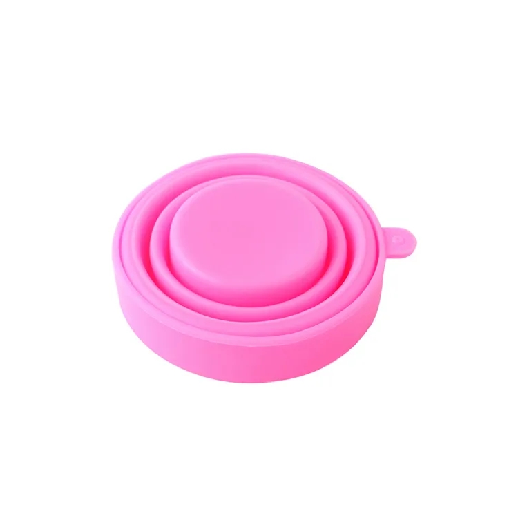 6OZ Portable Silicon Glue Folding Cup 12