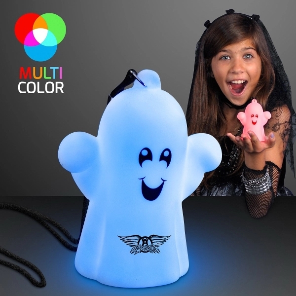 Soft Ghost Necklace with Slow Color Change Lights 3