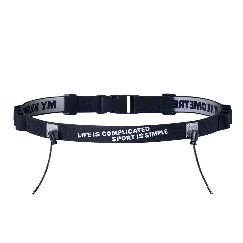 Unisex Triathlon Marathon Race Number Belt With Gel Holder 10