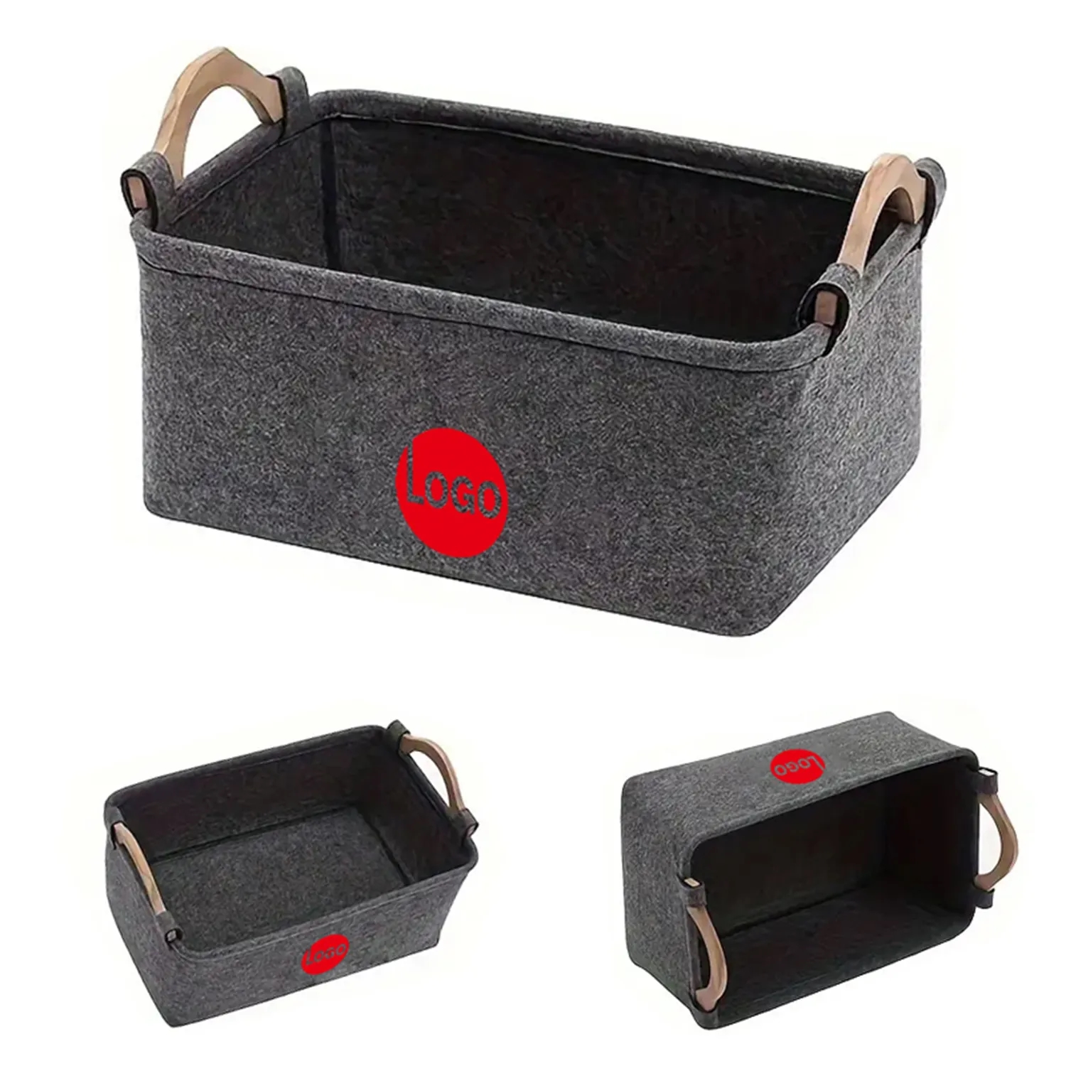 Felt Pet Toy Storage Box Organizer 4