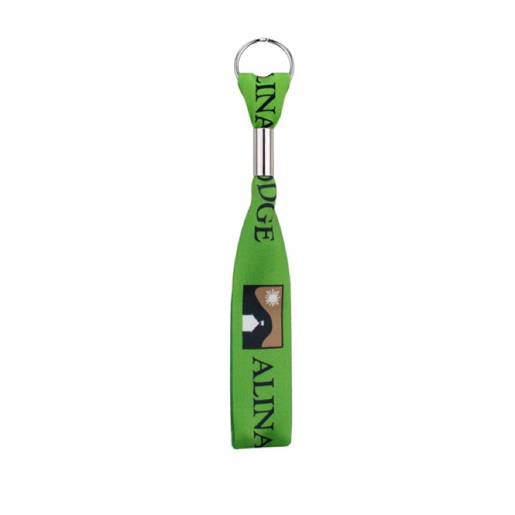1" Satin Finish Key Fob w/Split Ring 2