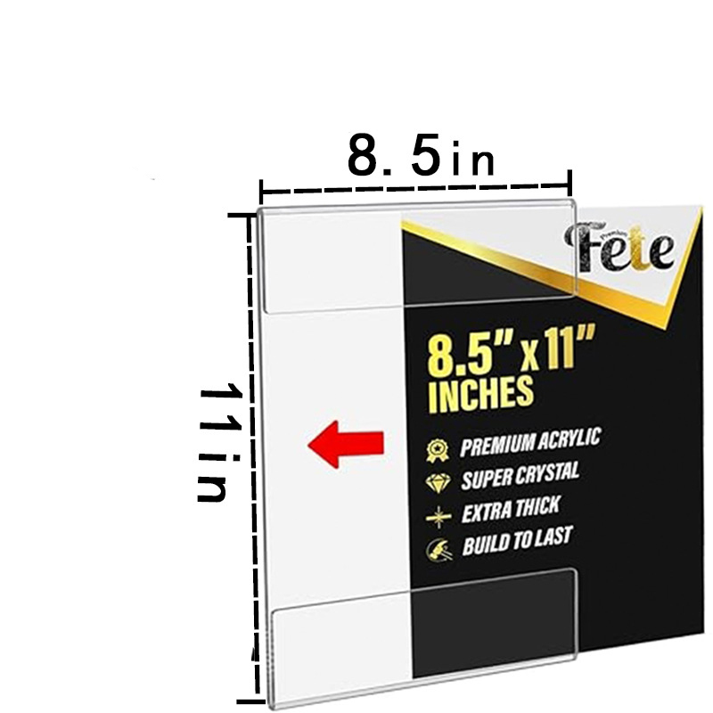 Double Sided Acrylic Sign Holder 3
