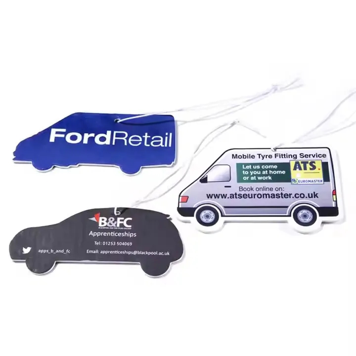 Custom Delivery Van Paper Air Freshener 6