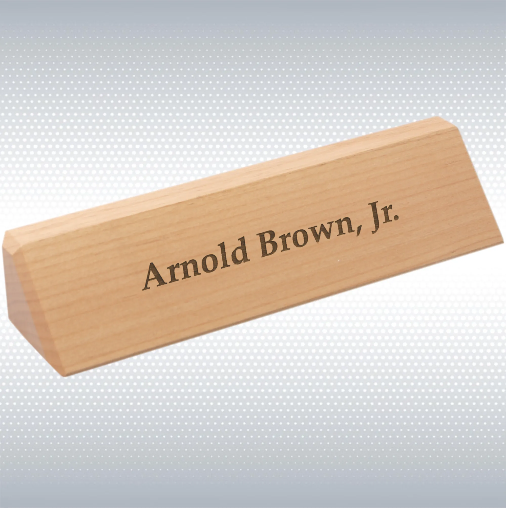 10 1/2" Genuine Red Alder Desk Wedge 5