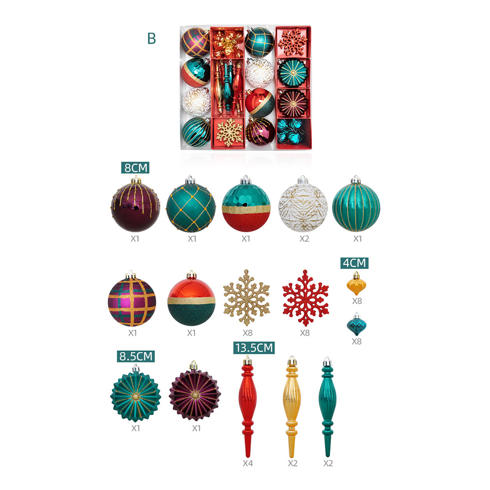 Christmas Tree 50pcs Decoration Set 5