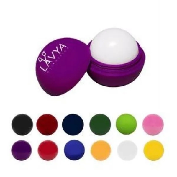 Round Matte Vanilla Scent Lip Balm 10