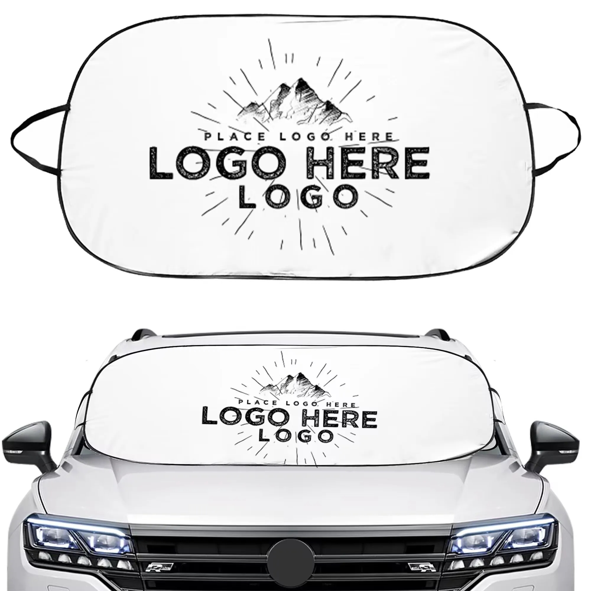 Folding Car Sunshade Front side 9