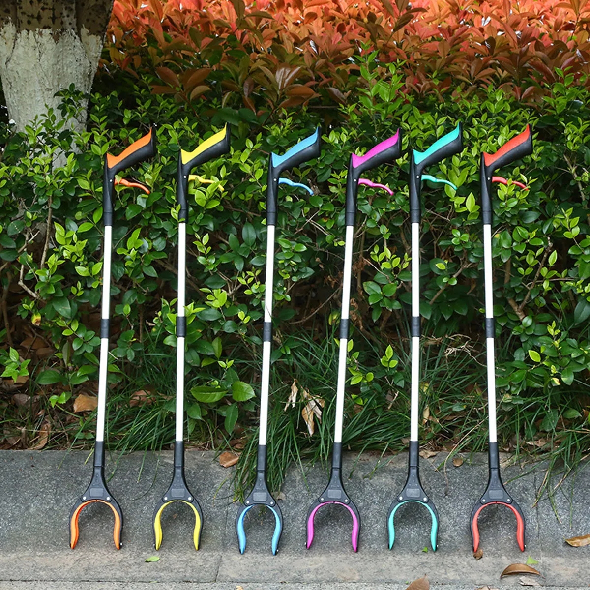 Foldable Grabber Pickup Tool with 360 Rotating Jaw & Magnet 5