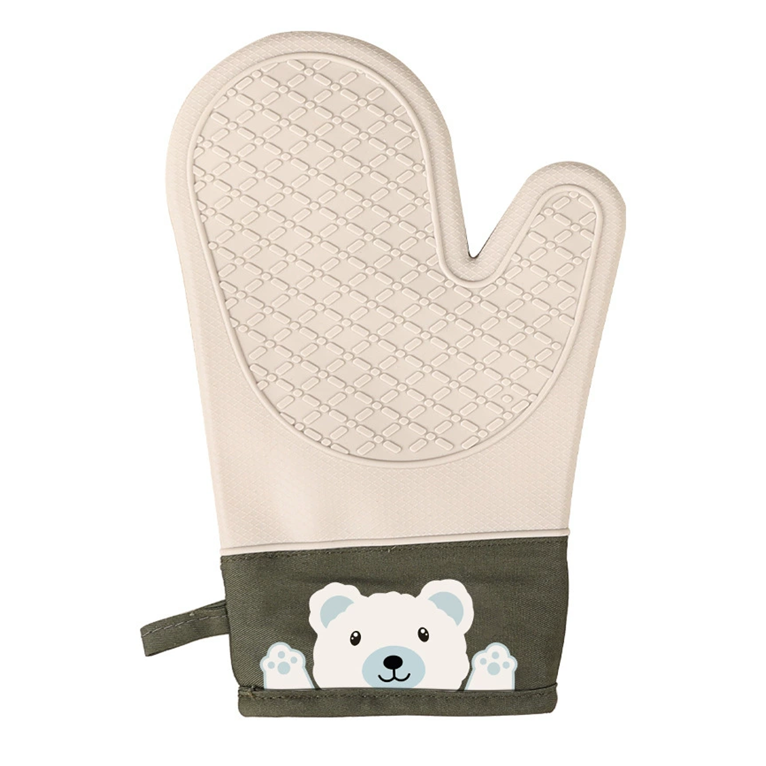 Heat-Resistant Non-Slip Silicone Oven Gloves – Thickened 3