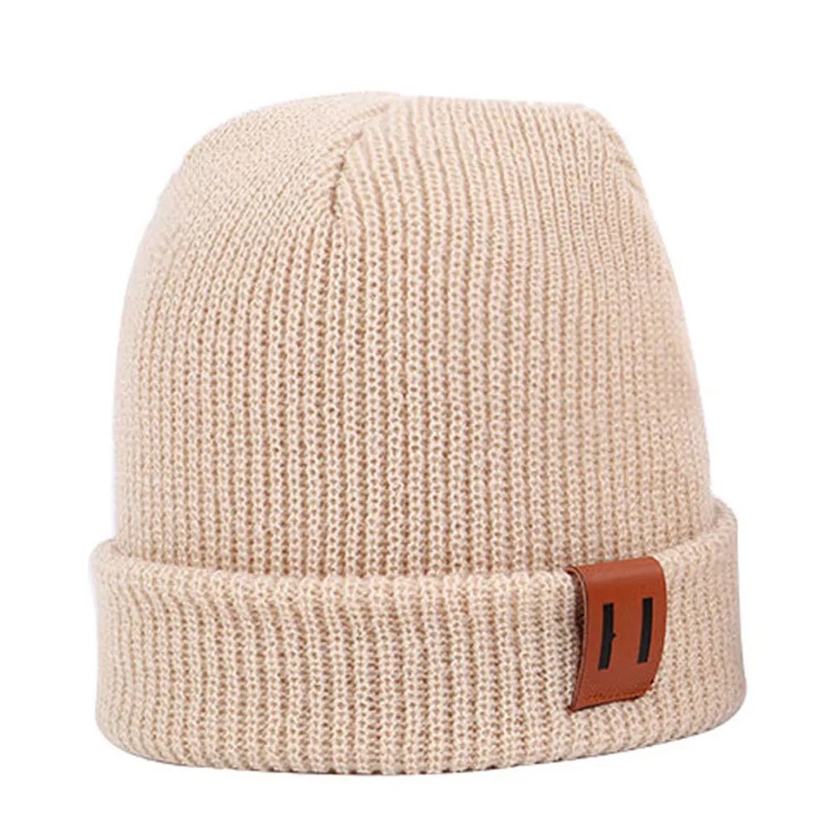 Autumn And Winter Warm Knitted All Match Beanie Cap 10