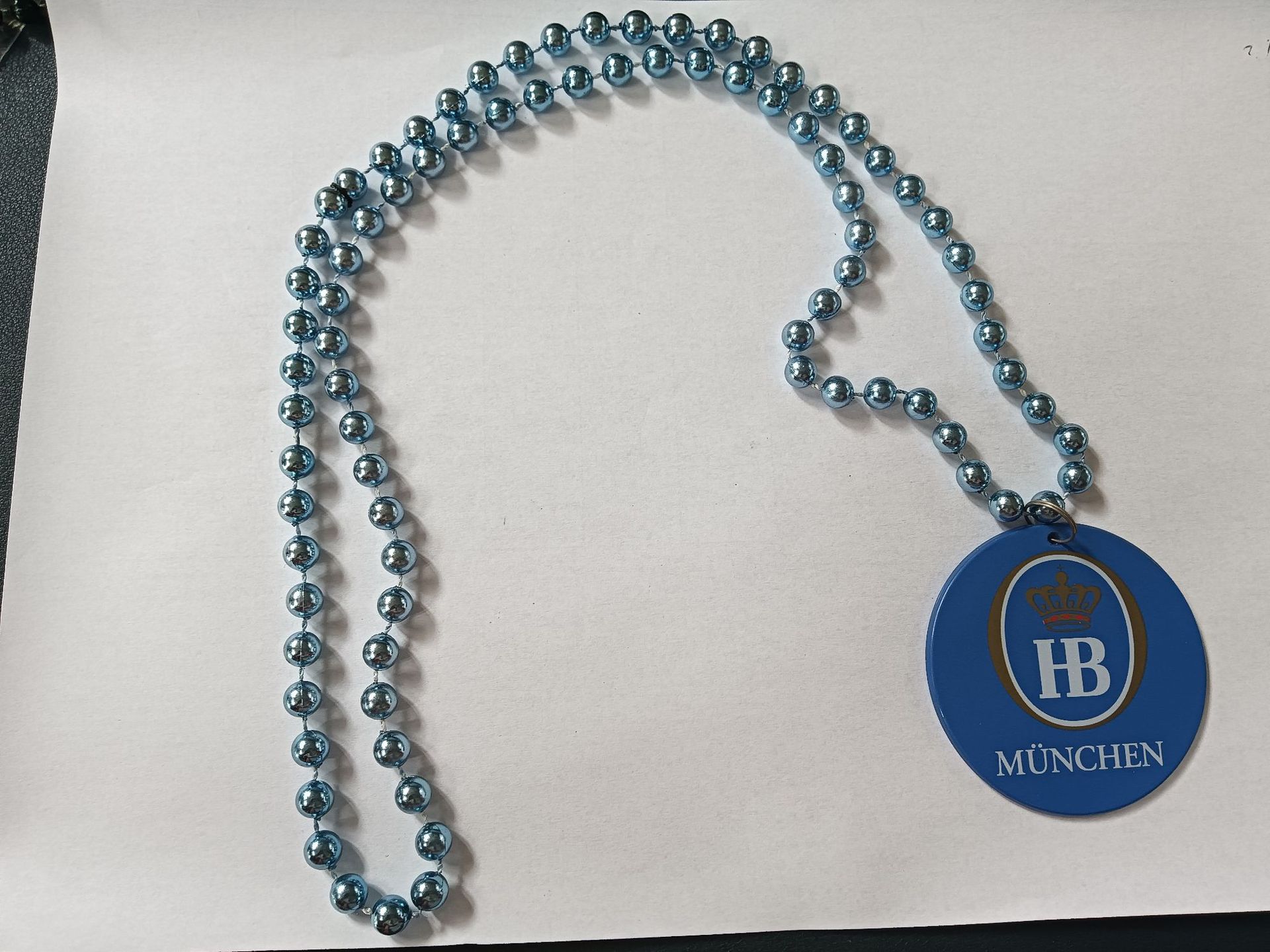 Custom Plastic Medallion Beads Necklace 5