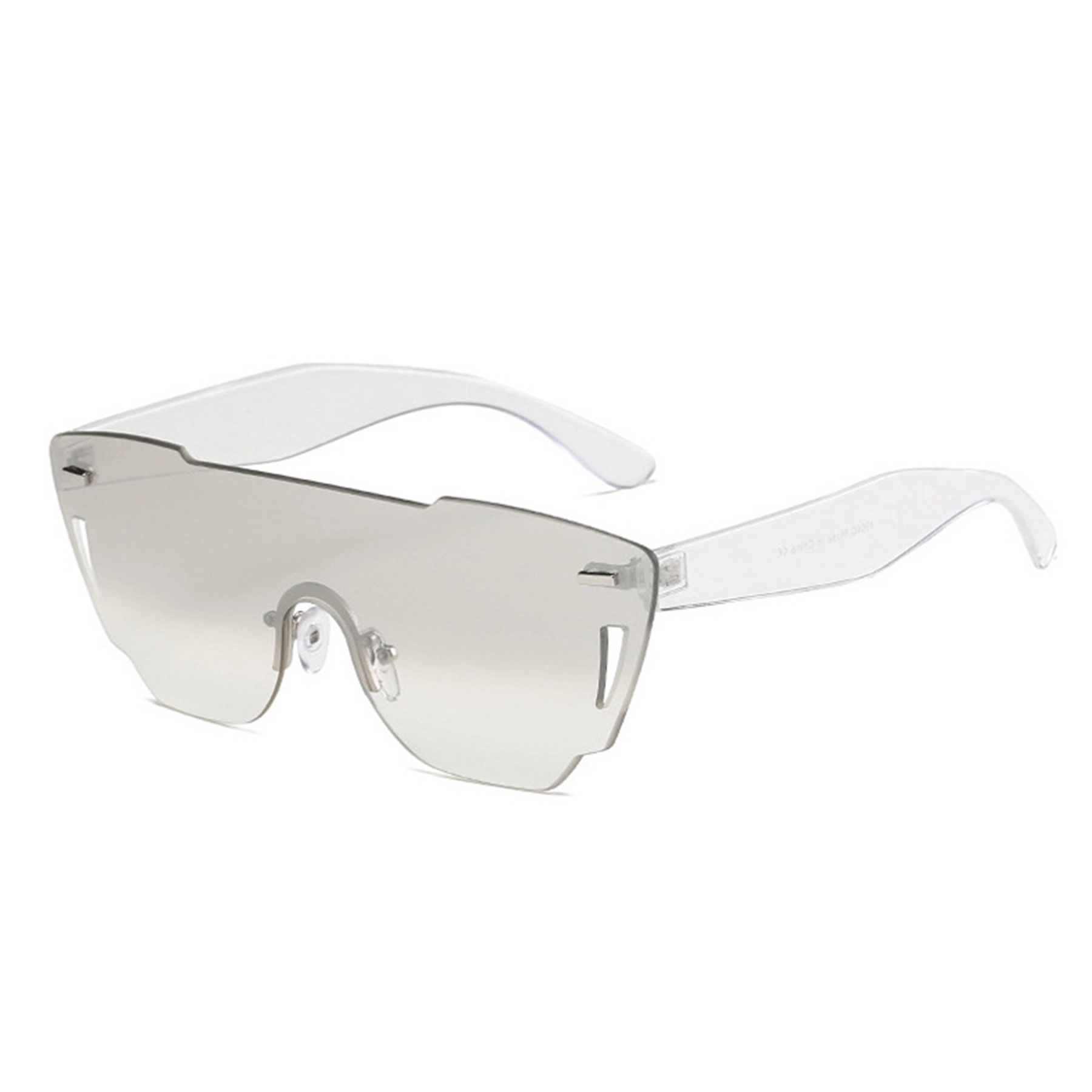 Oversized Rimless Carved Sunglasses 11