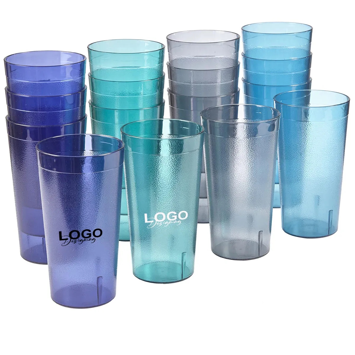 20oz Acrylic Cafe Plastic Reusable Tumblers 4