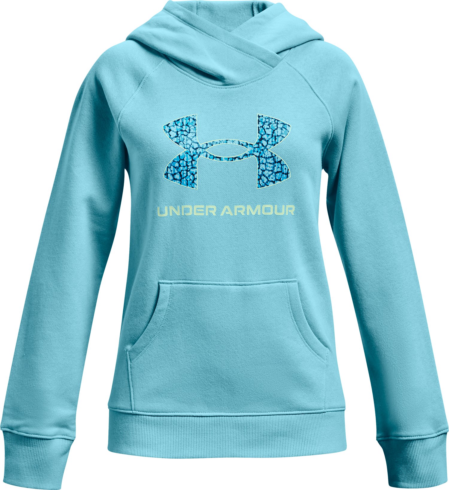 UA Rival Fleece Core Logo Girls' Hoodie 5