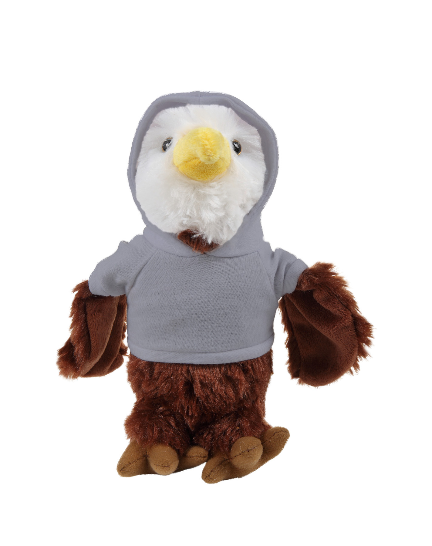 Soft Plush Eagle wearing a Hoodie 19