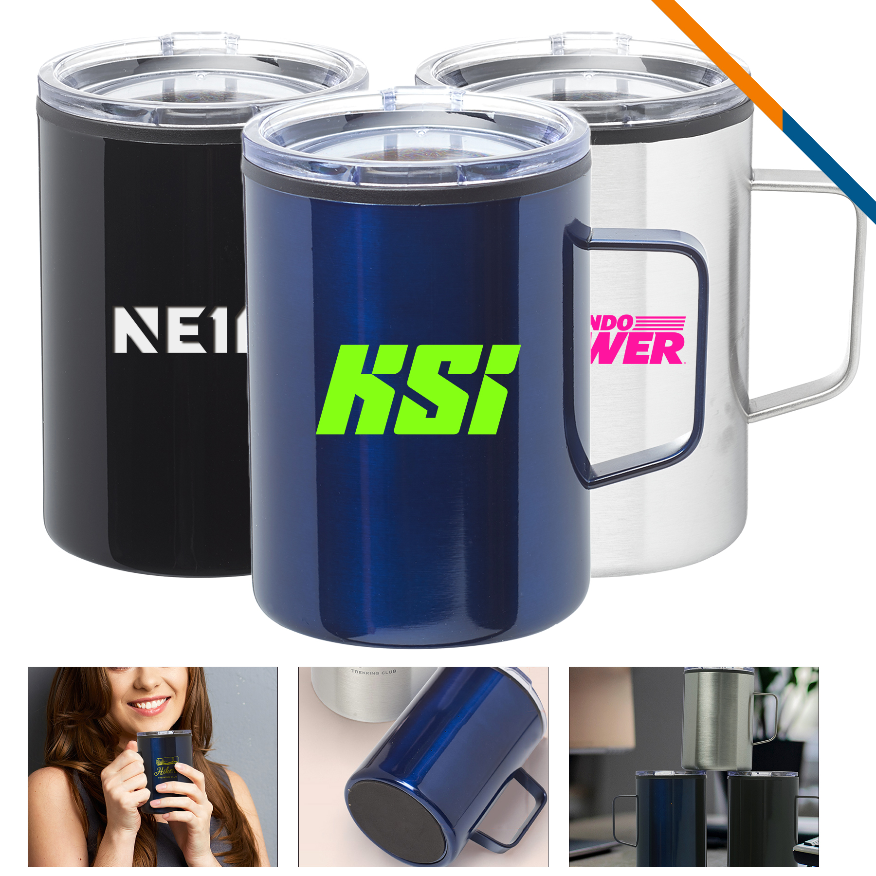 Tosy Stainless Steel Camper Mug - 13.5 OZ. 2