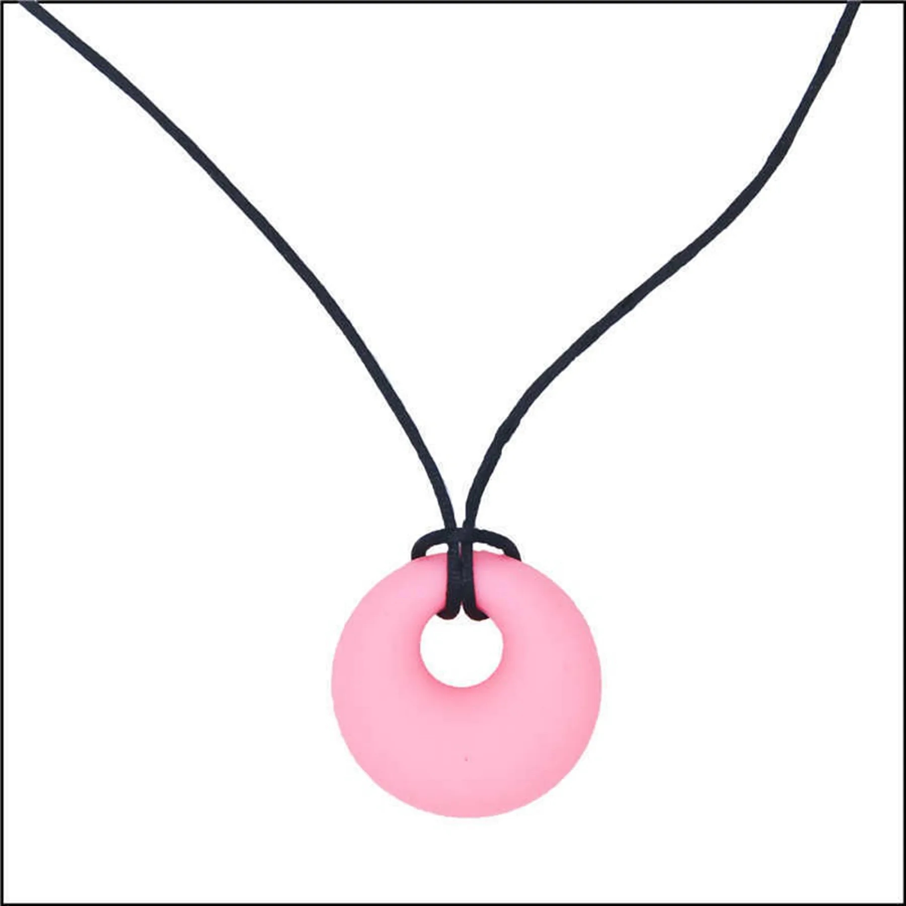 Round Silicone Chewy Toy Pendant 11