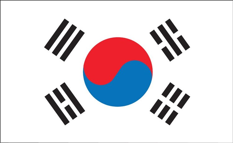 South Korea Flag - 4' x 6' - Nylon 2