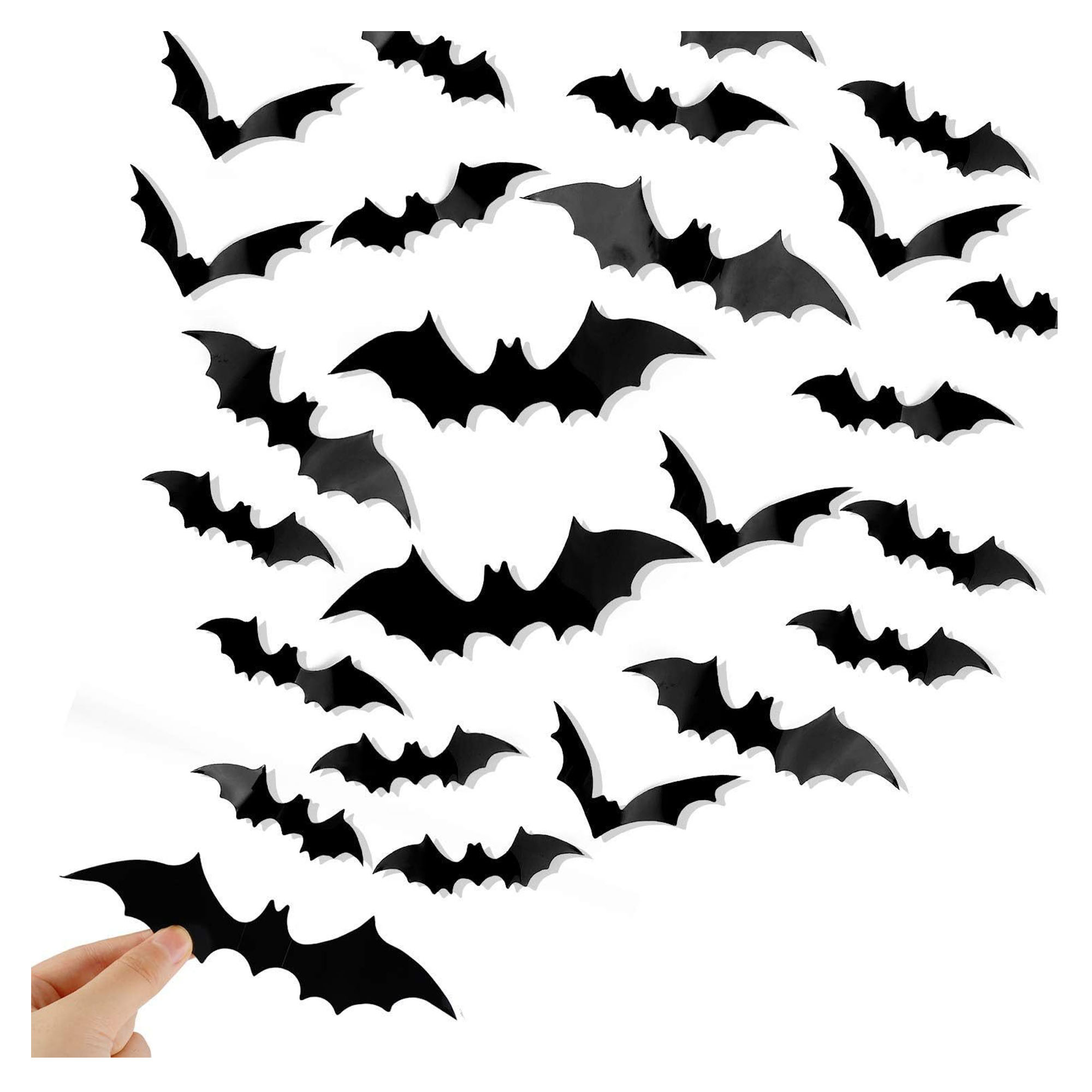 Pvc Halloween 3D Bat Spider Wall Stickers ?C Realistic And Reusable 5